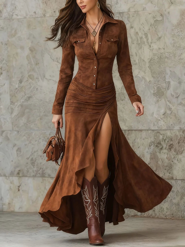 Sabrina Easy Movement Slit Dress