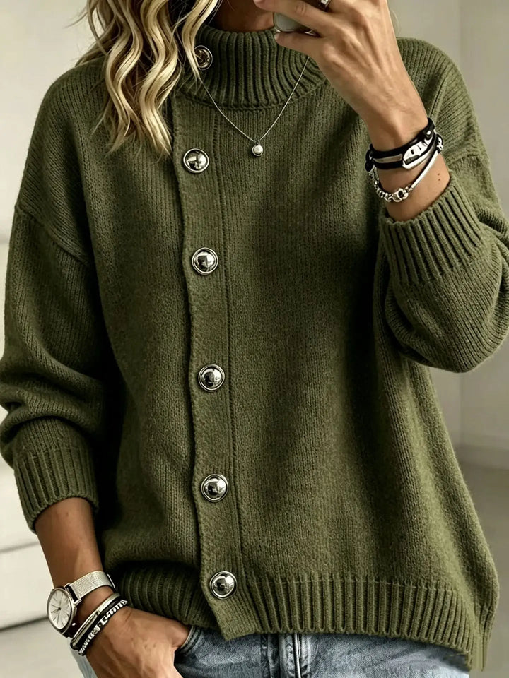 Miriam Button Front Sweater