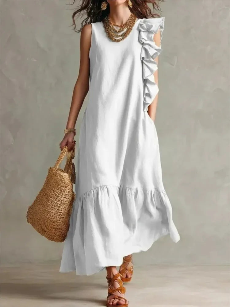 Lilliana Ruffle Maxi Dress