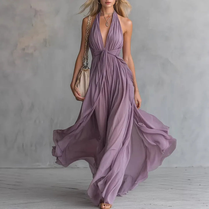 Rosana Flowy Evening Dress