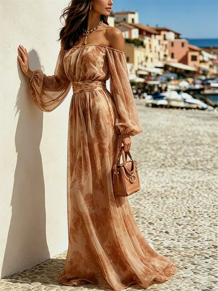 Palmira Off Shoulder Maxi Dress
