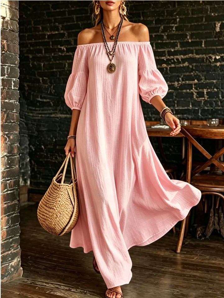 Sarai Off Shoulder Maxi Dress