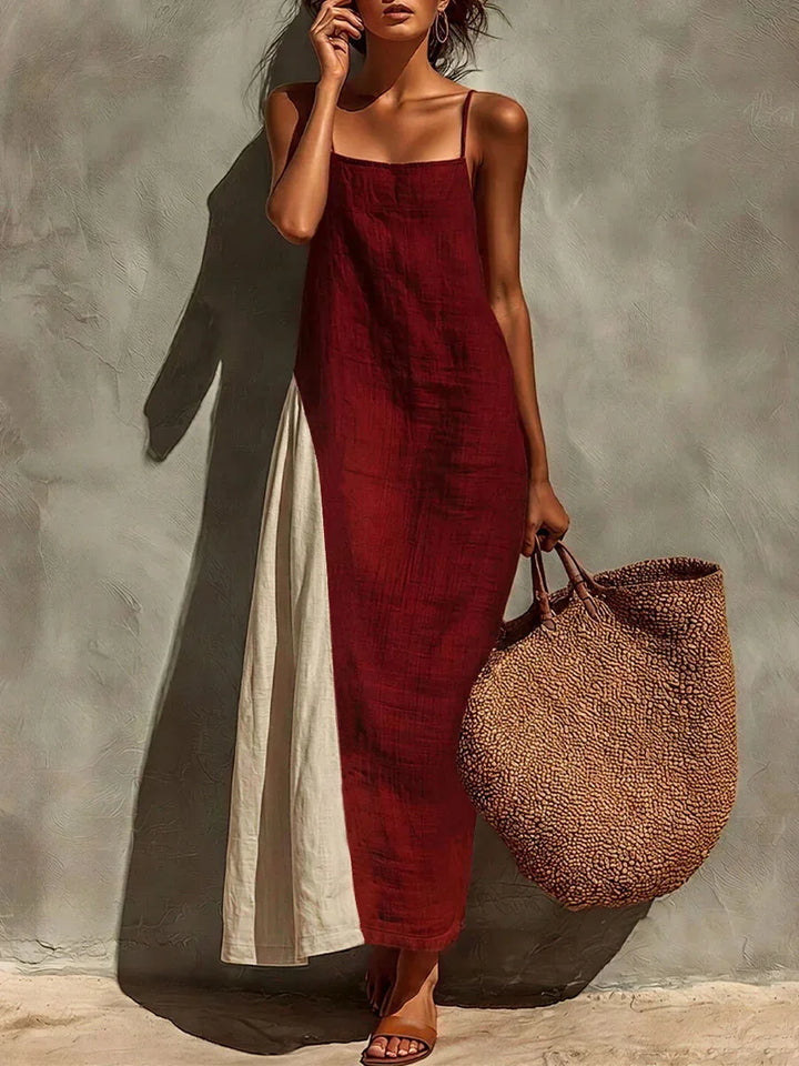 Lillian Relaxed Linen Maxi Dress