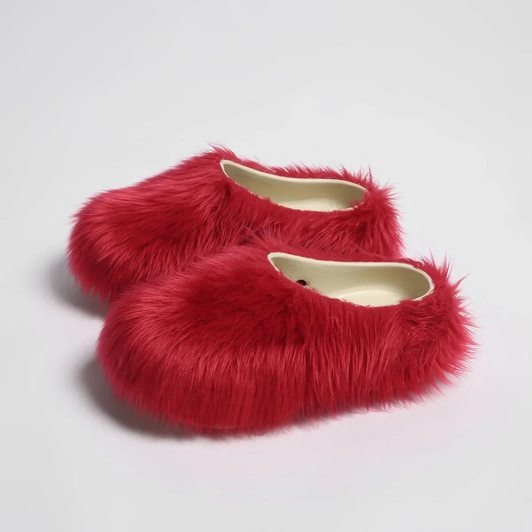 Hazel Faux Fur Slippers