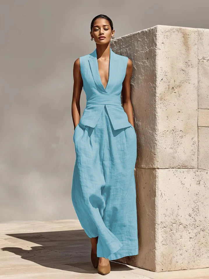 Bea Elegant Tailored Two-Piece Set