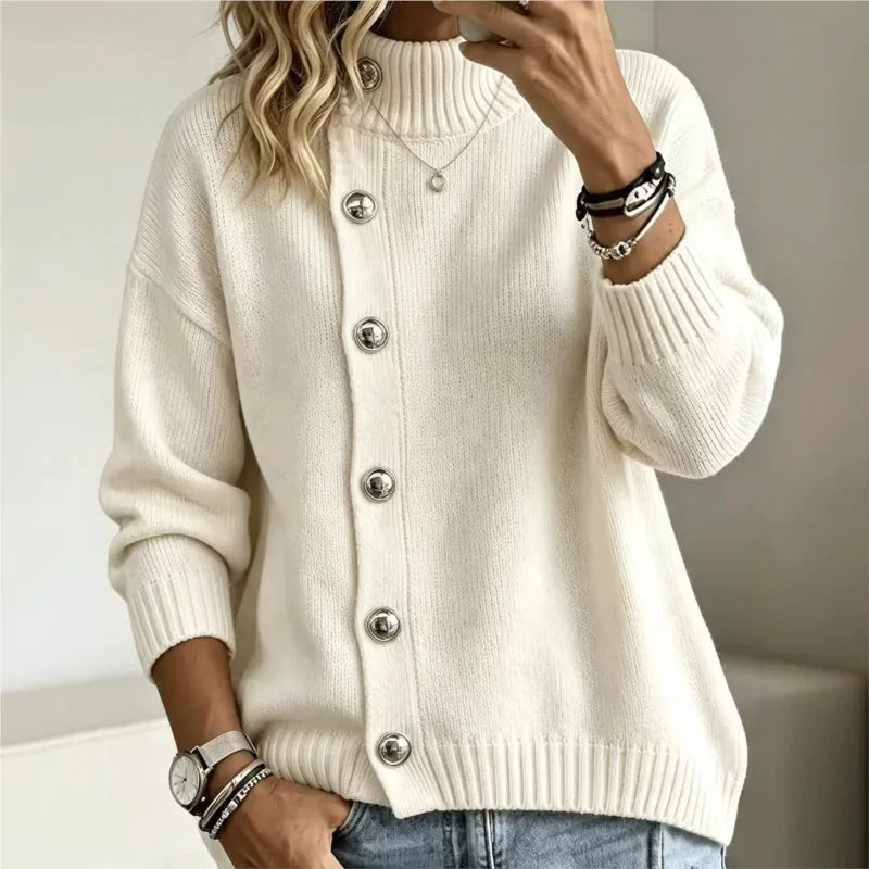 Miriam Button Front Sweater