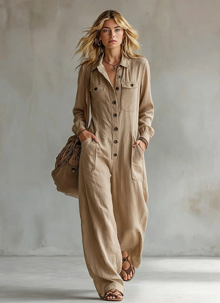 Harlan Wide Leg Utility Jumpsuit
