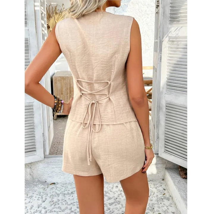 Avenora Vest Short Set