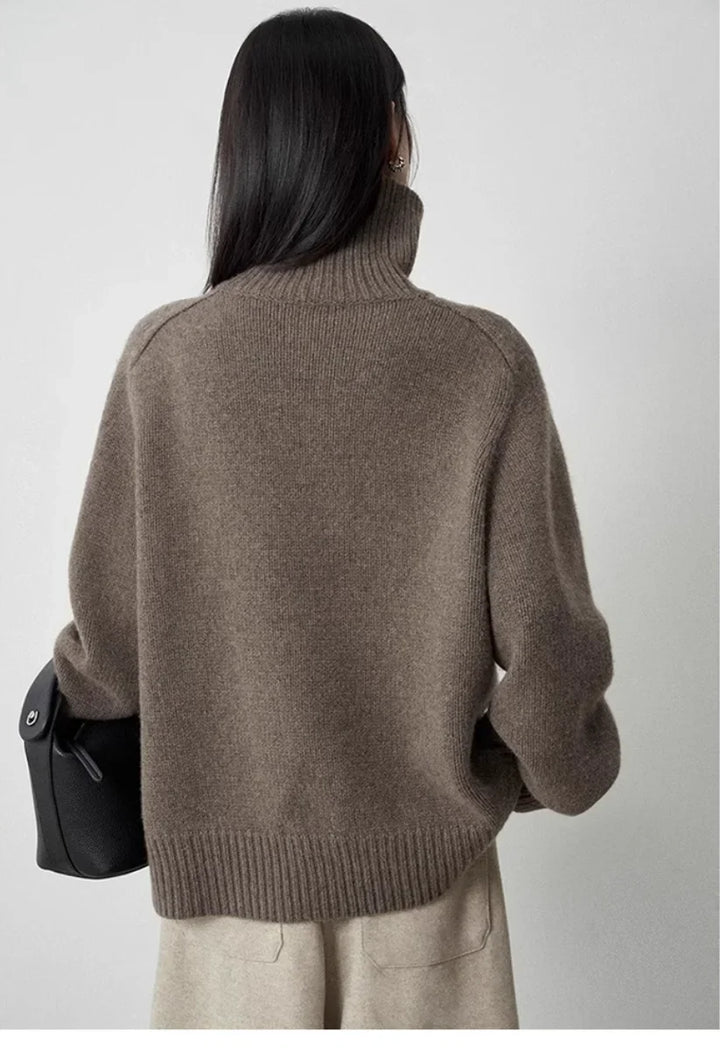 Ingrid Turtleneck Wool Sweater