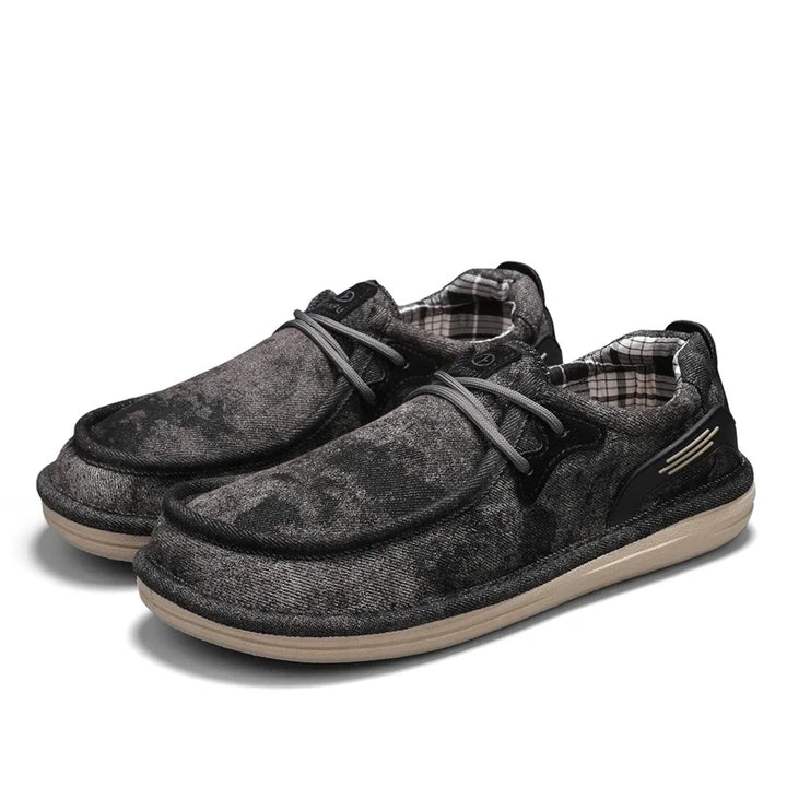 Wesley Washed Canvas Loafers
