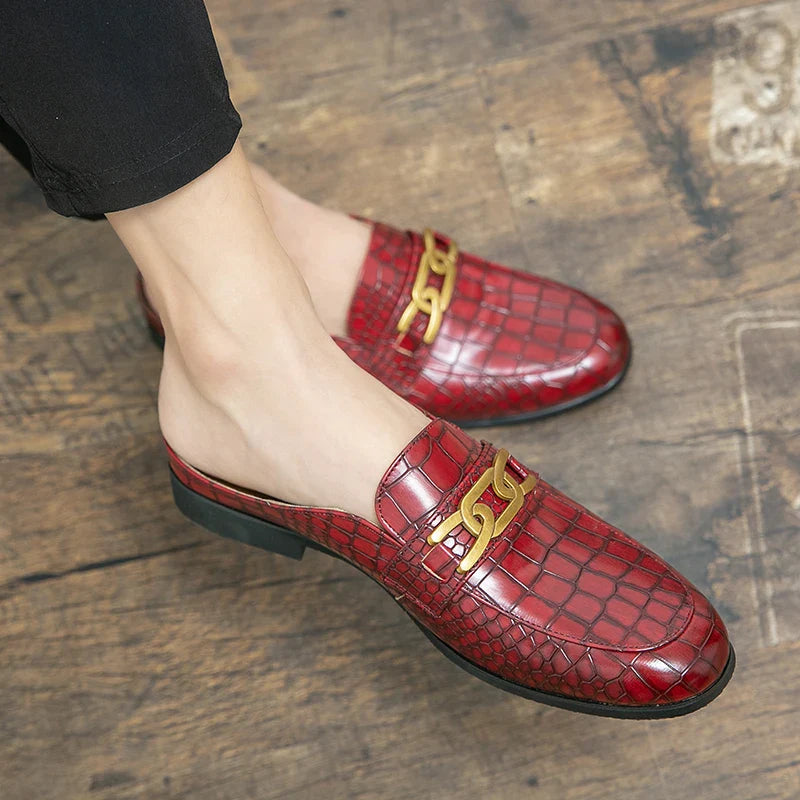 Brecken Leather Mule Loafers
