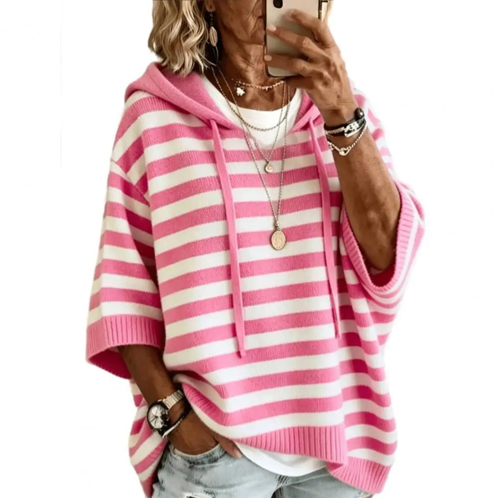 Simone Drawstring Hood Sweater