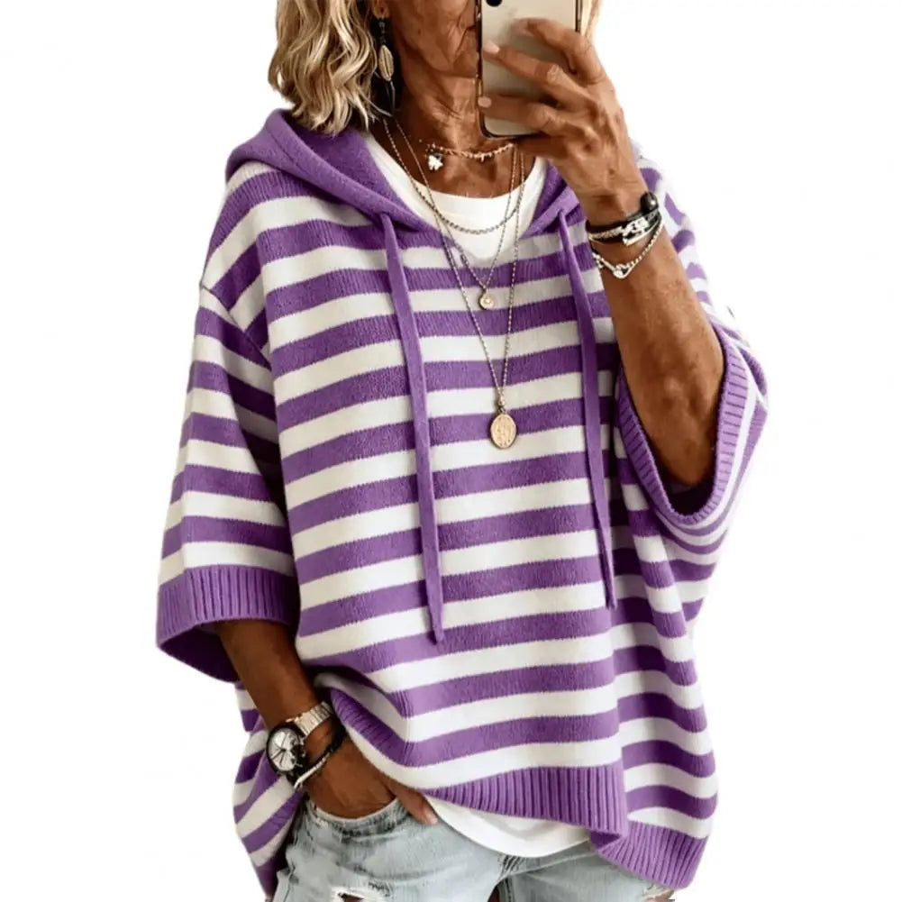 Simone Drawstring Hood Sweater