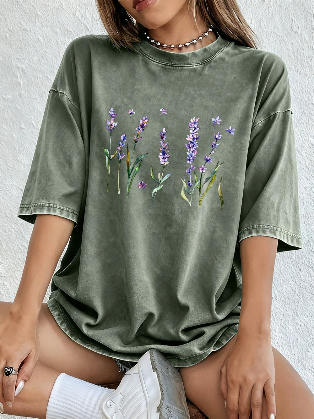 Keira Oversized Floral Tee