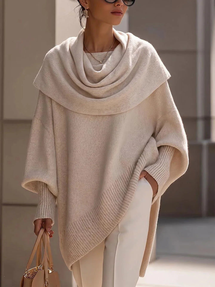 Liora Scarf Collar Poncho
