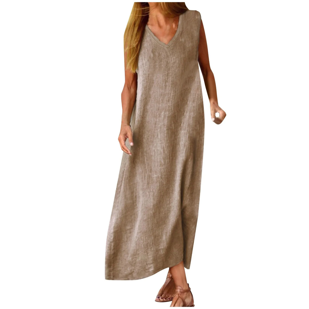Audrey Casual Summer Maxi Dress