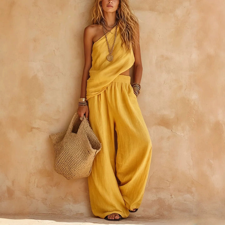 Brenda One Shoulder Lounge Set