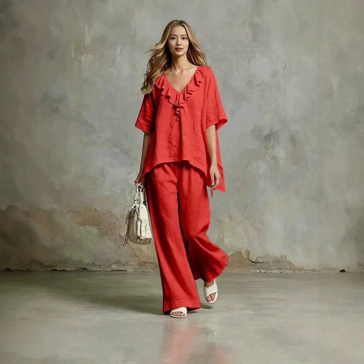 Zaria Relaxed Fit Two Piece Set