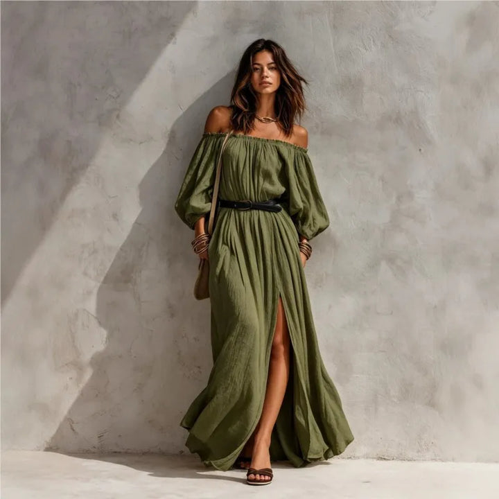 Arianna Off Shoulder Maxi Dress