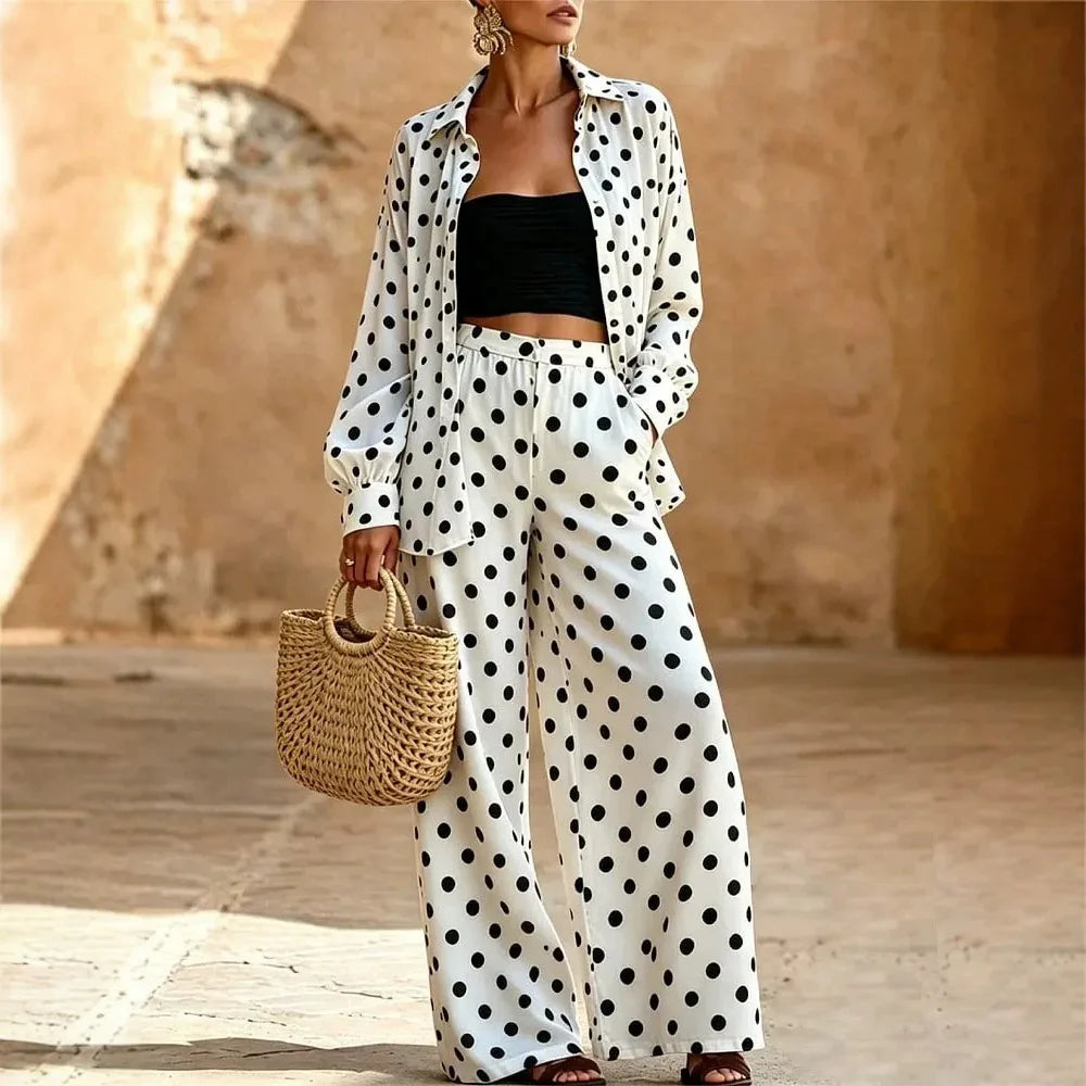 Kenna Polka Dot Matching Set