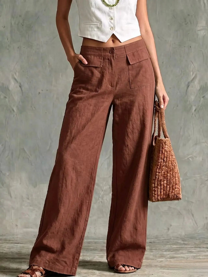 Isobel Cotton Linen Trouser