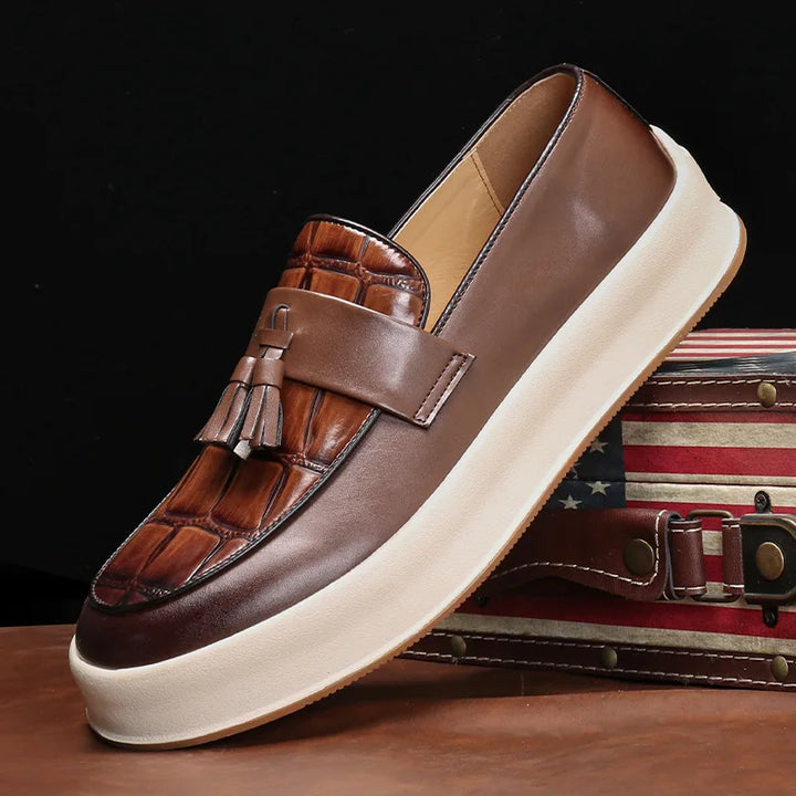 Finnian Tassel Platform Loafers
