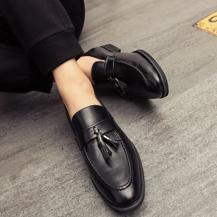 Denver Tassel Leather Loafers