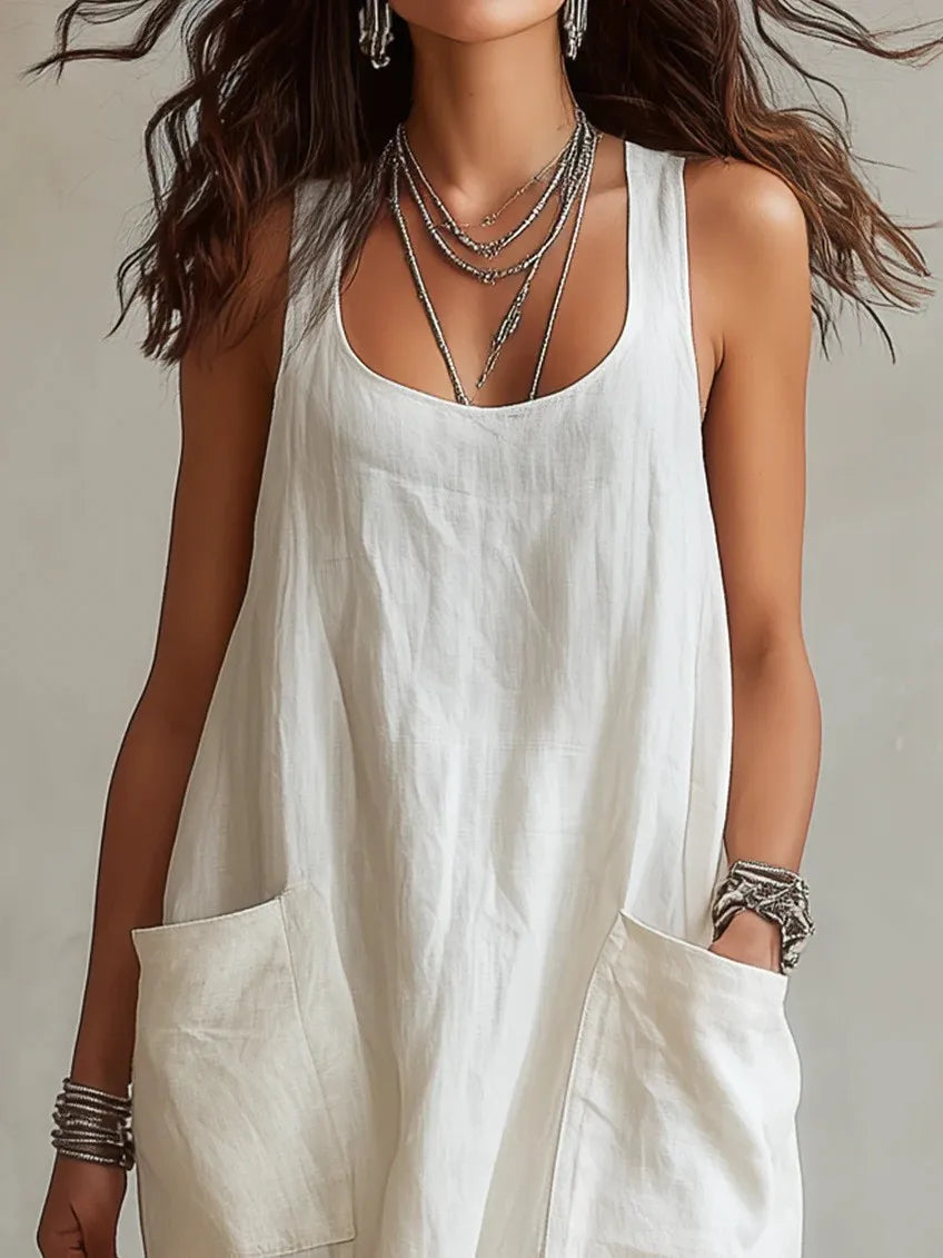 Trevian Elegant A Line Maxi Dress