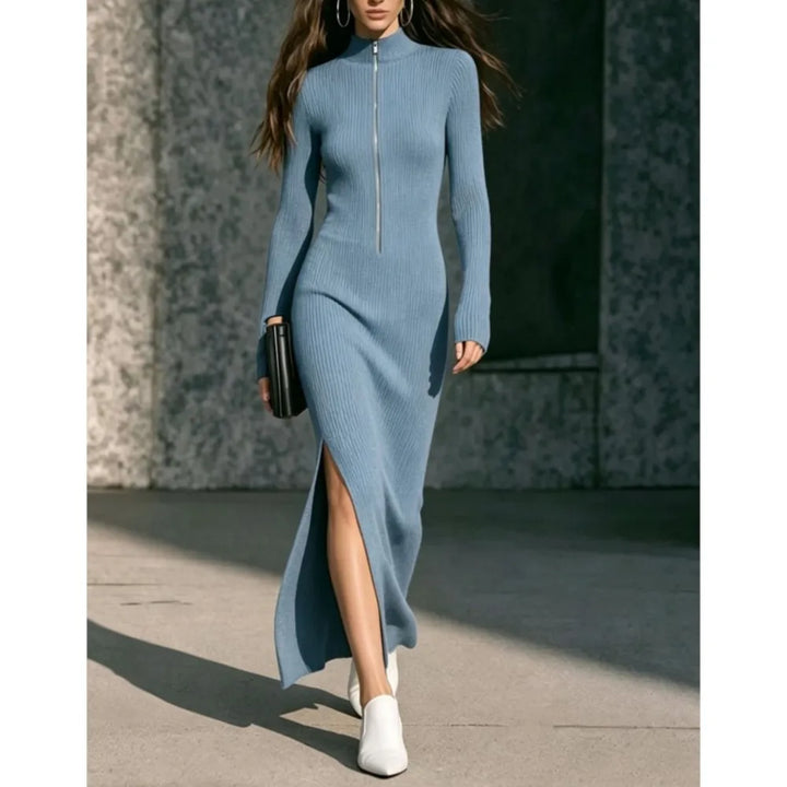 Kayla Ribbed Long Dress
