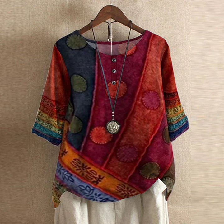 Gloria Retro-Inspired Blouse
