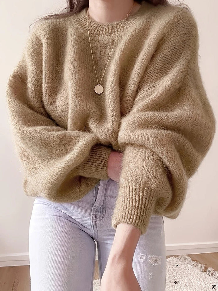 Isolde Fuzzy Knit Pullover