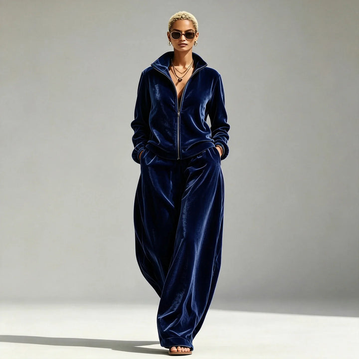 Juniper Zip Front Two-Piece Set