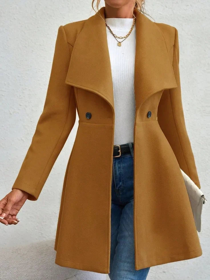 Fenley Waterfall Collar Coat