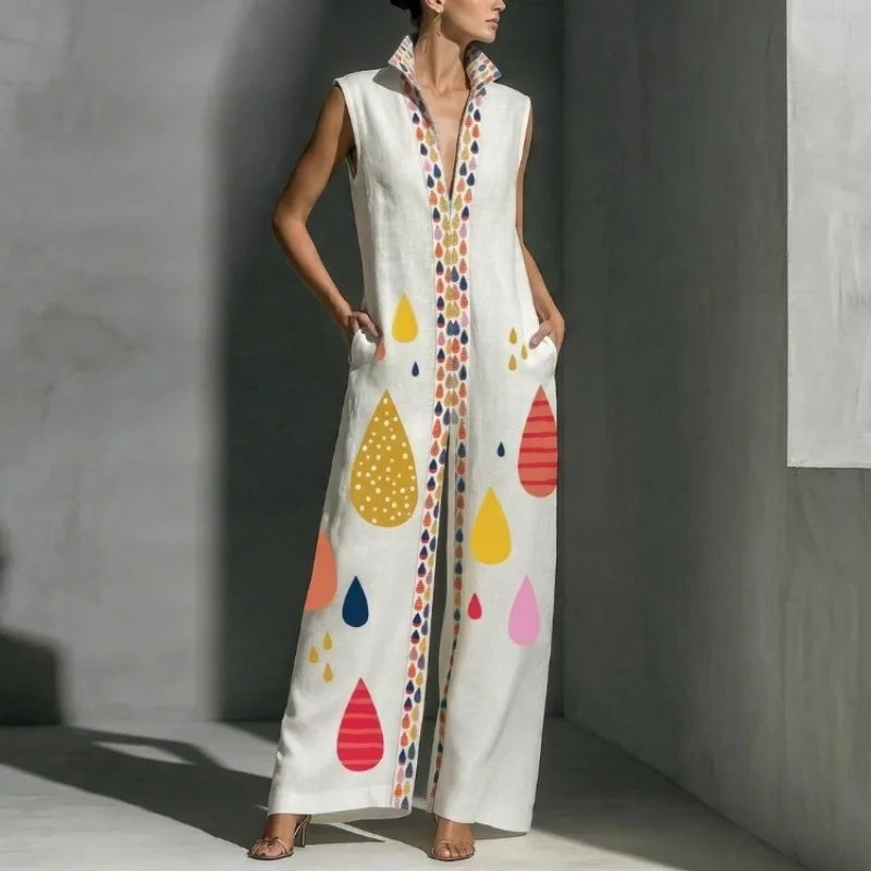 Mae Bohemian Wide Leg Jumpsuit