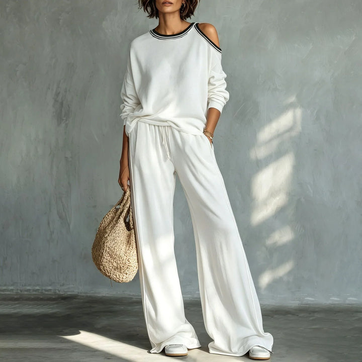 Britney Cold Shoulder Lounge Set