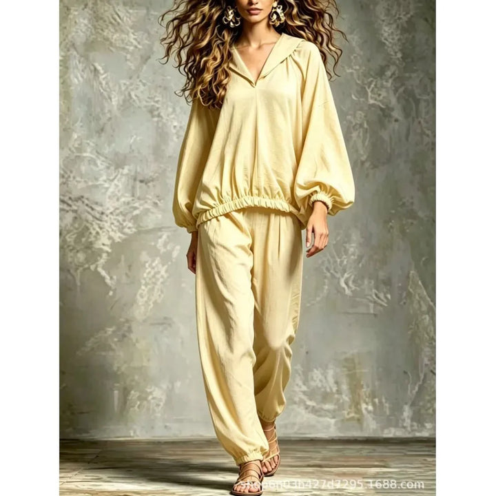 Niamh Lantern Sleeve Lounge Set