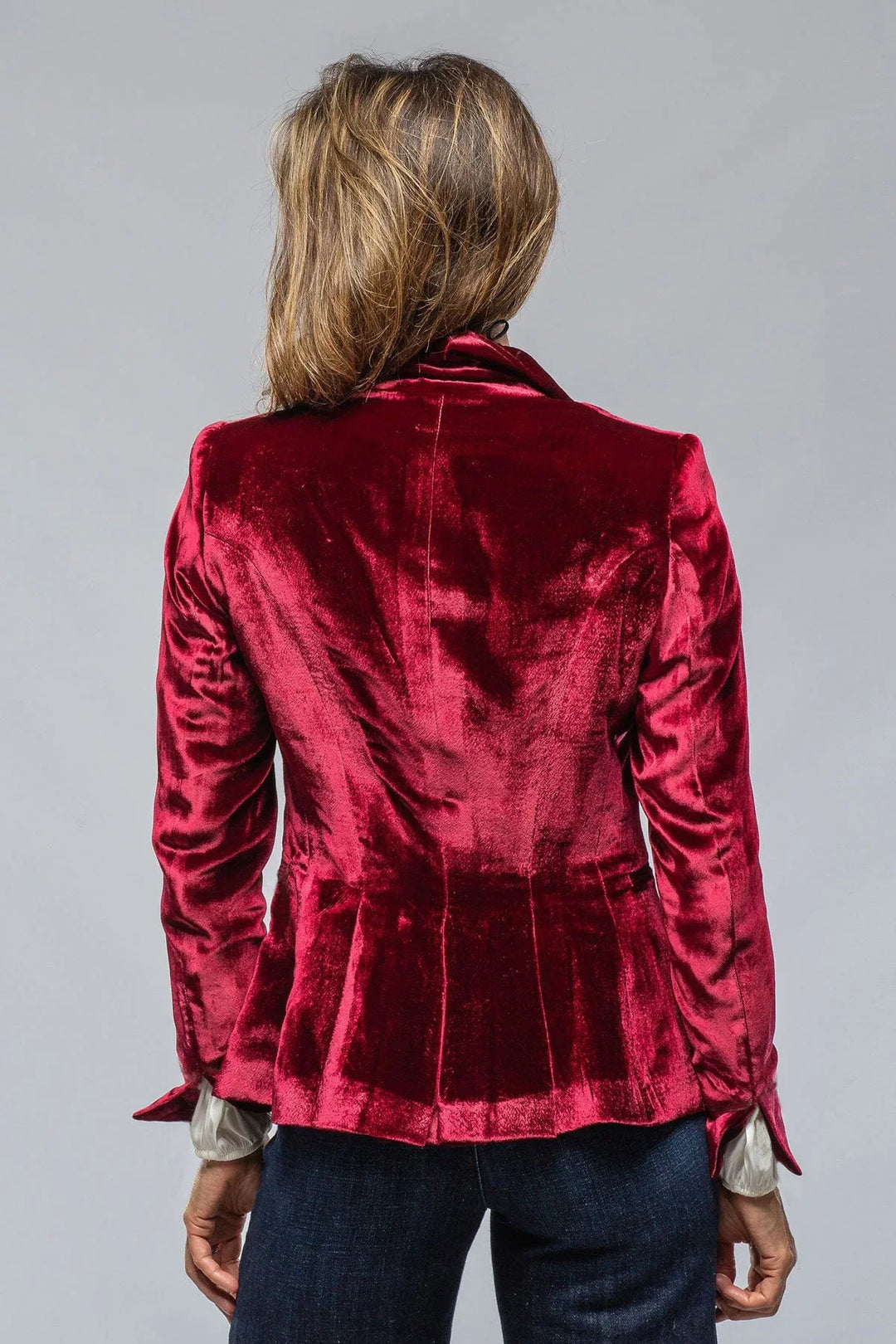Marlena Tailored Velvet Blazer