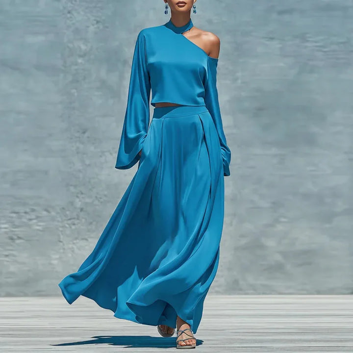 Taliyah Asymmetrical Maxi Skirt Set