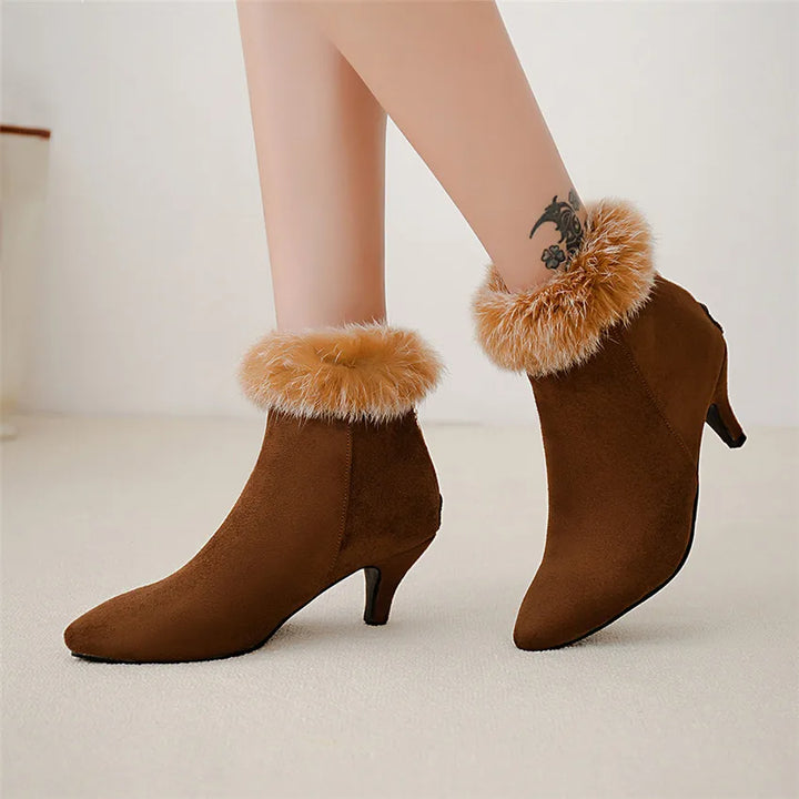 Sorena Fur Ankle Boots
