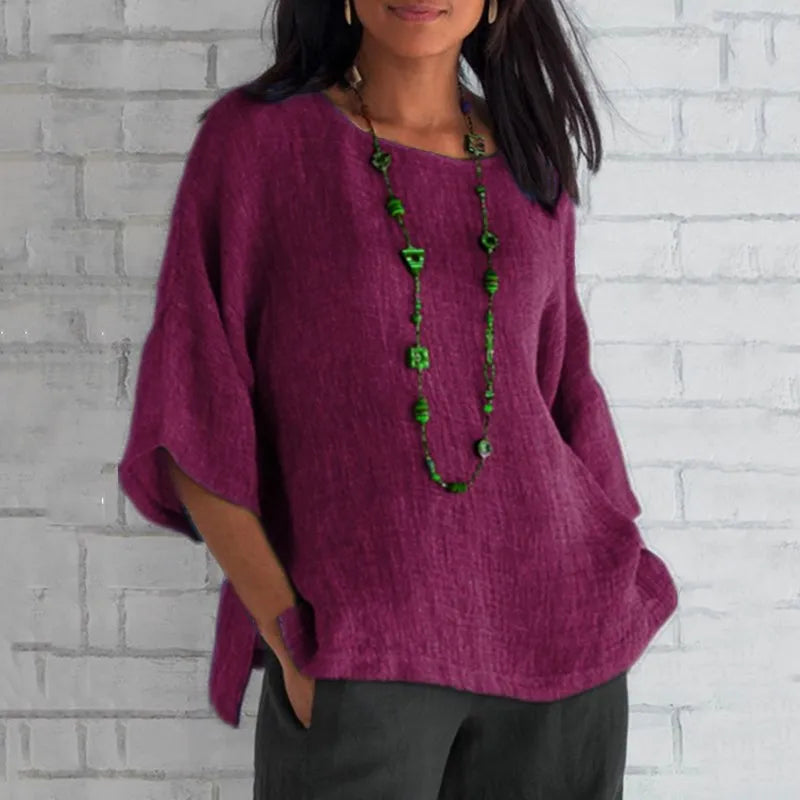 Eloise Relaxed Cotton Blouse