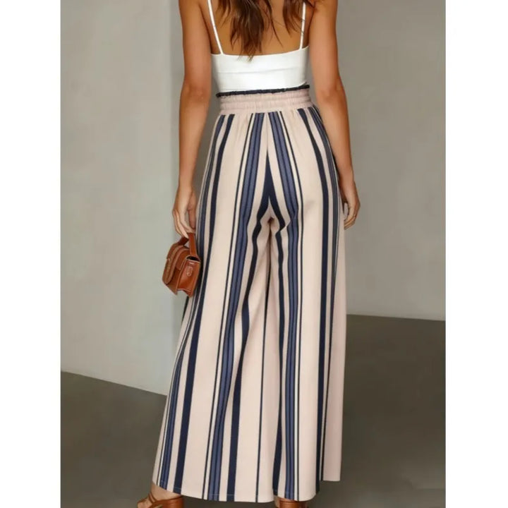Ava Striped Palazzo Trouser