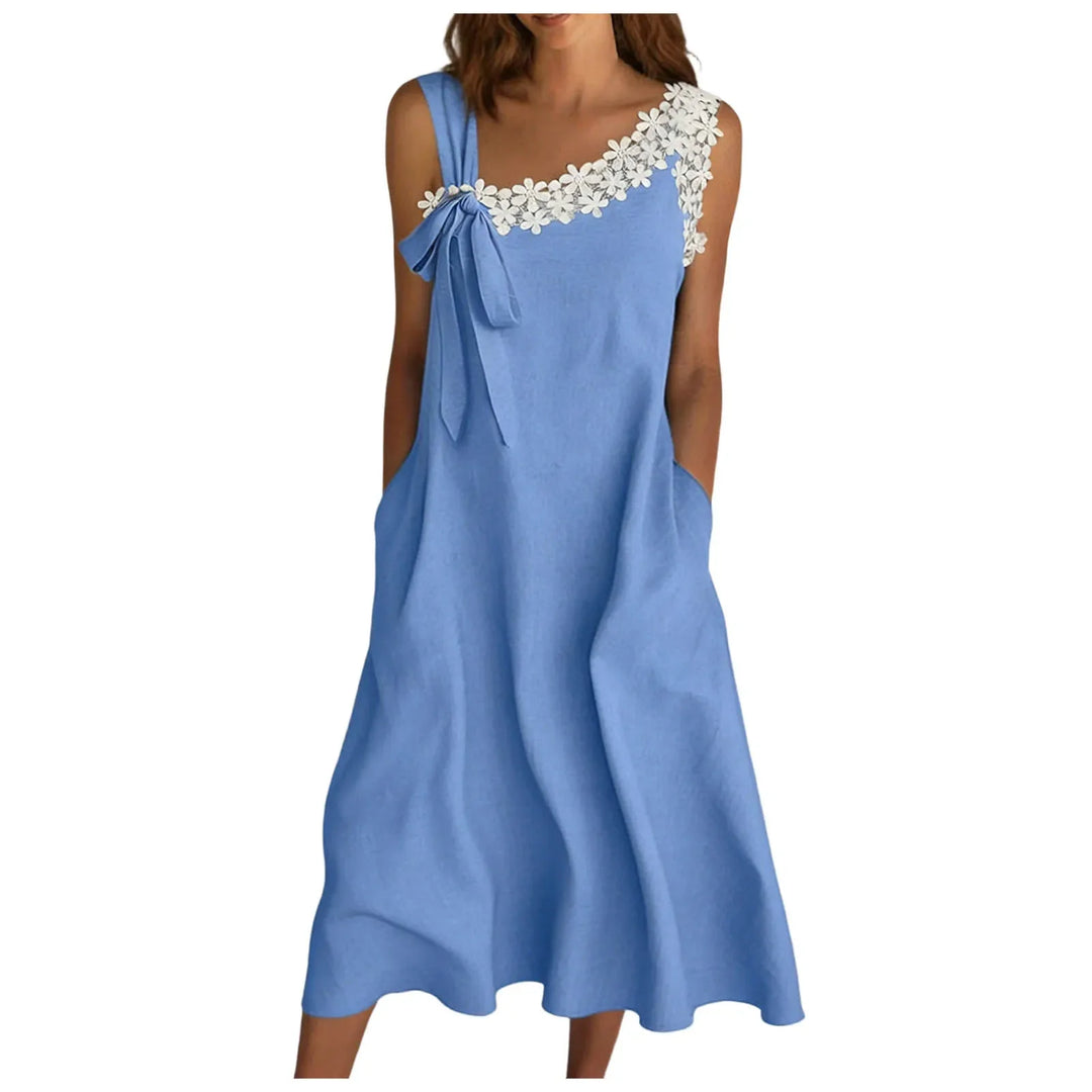 Gracie Casual Pocket Midi Dress
