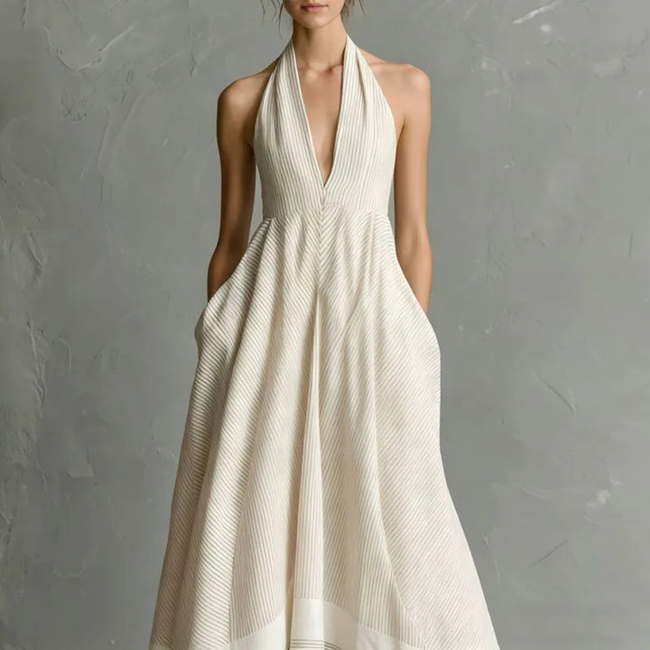 Leonilda Halter Maxi Dress