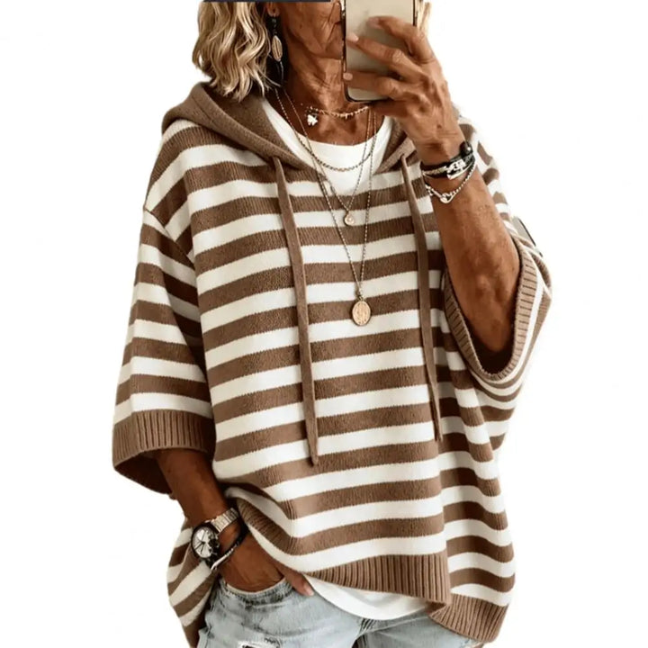Simone Drawstring Hood Sweater