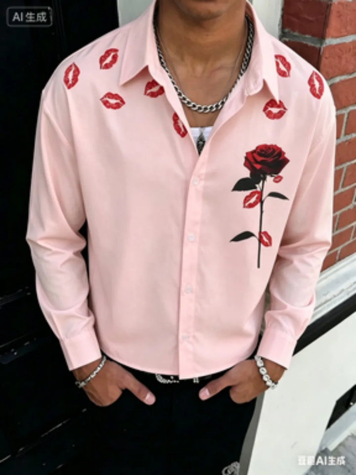 Aaron Graphic Button Front Shirt