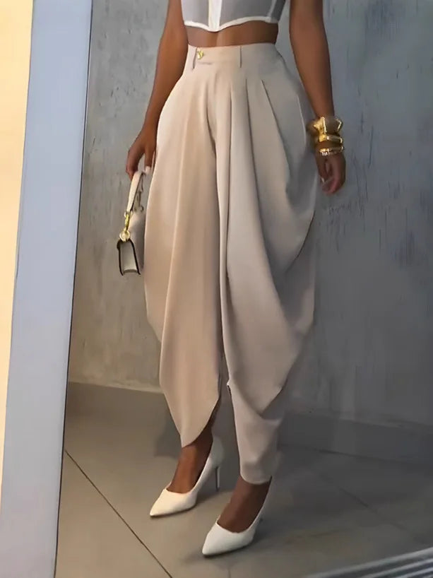 Hailey Draped Harem Trousers