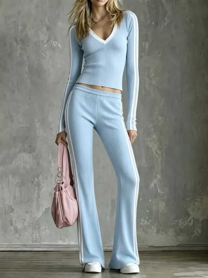 Diana Ribbed Knit Matching Set