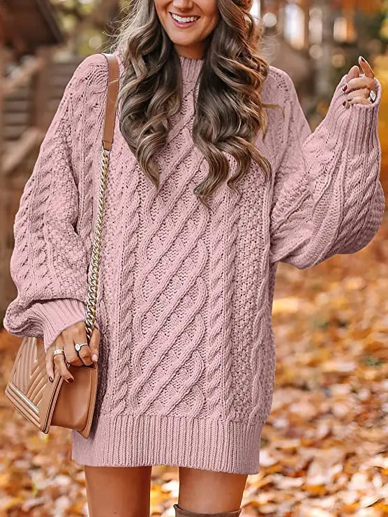 Winslow Cable Knit Sweater Dress