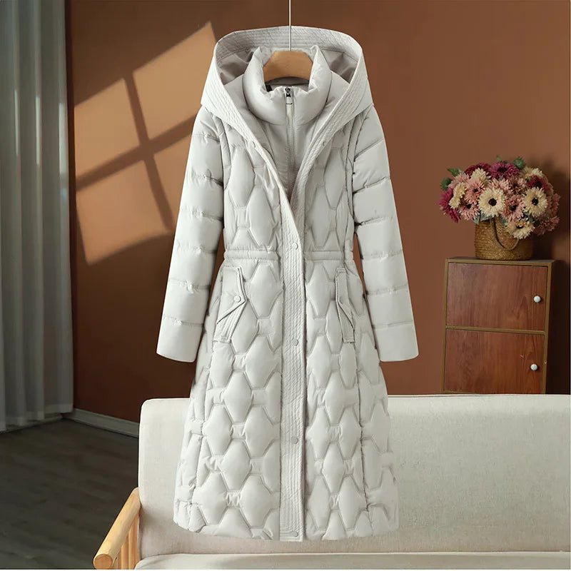 Eliane Diamond Quilted Puffer