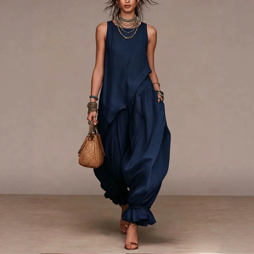 Jasmine Relaxed Harem Two-Piece Set